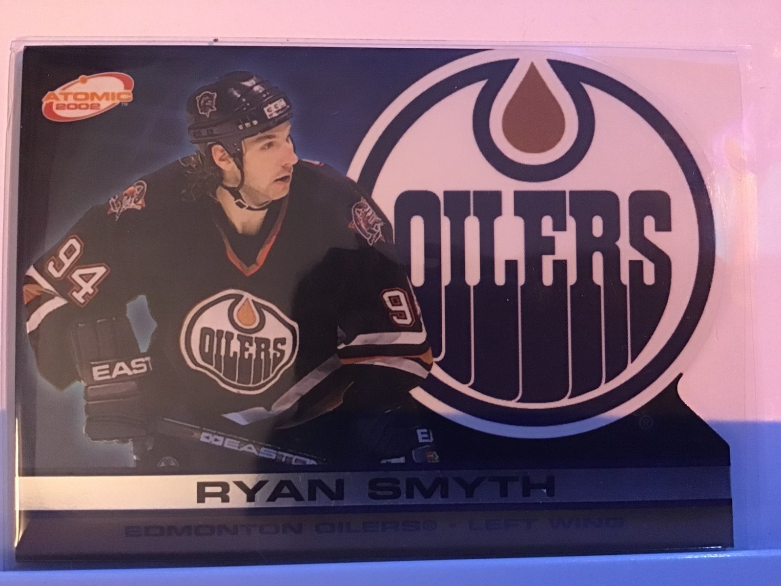 2001-02 Atomic Ryan Smyth #43 Edmonton Oilers
